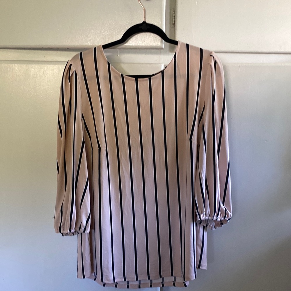 Adrianna Papell Long Sleeve Blouse